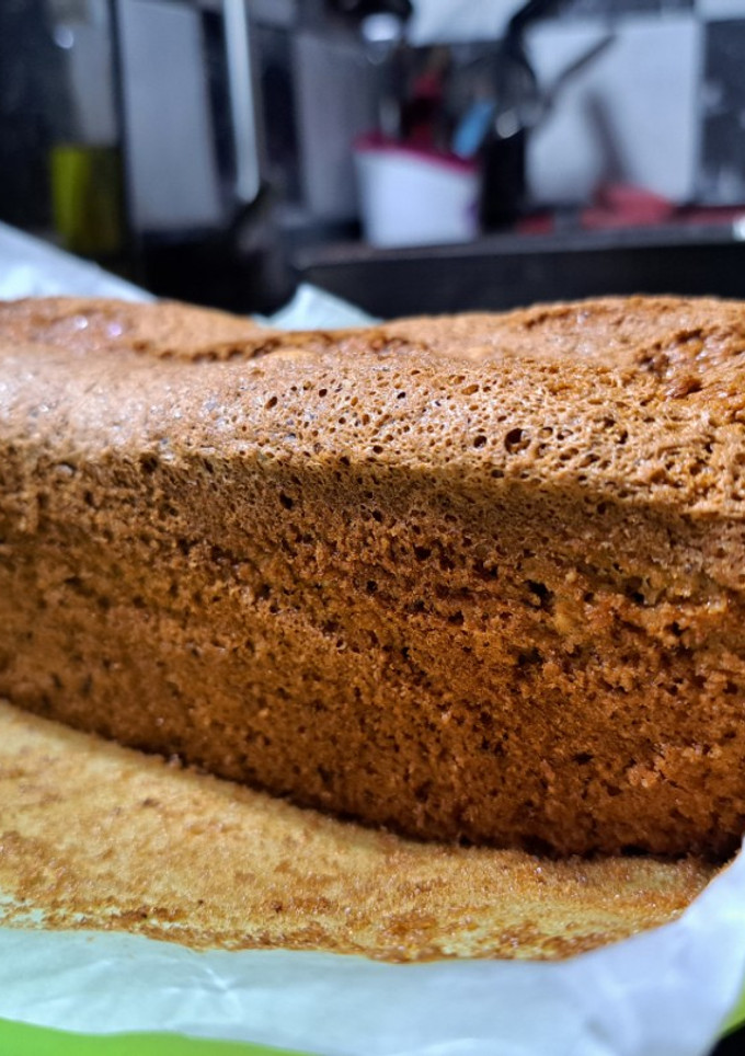 Una foto de Budín de avena y banana