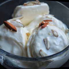 A picture of Vanilla Yogurt Ice-cream.