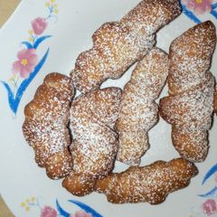A picture of French Croissants.