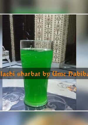 A picture of Ilaichi sharbat.