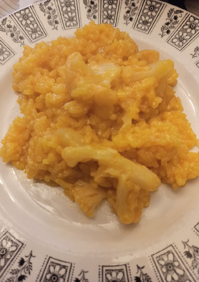 Una foto de Arroz con coliflor