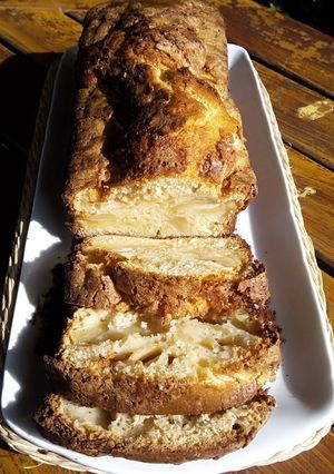 Una foto de Budín de manzana y canela delicioso 🍎