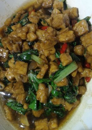 Foto resep Orek tempe sawi