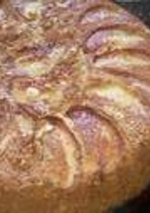 Una foto de Torta húmeda de manzana y avena