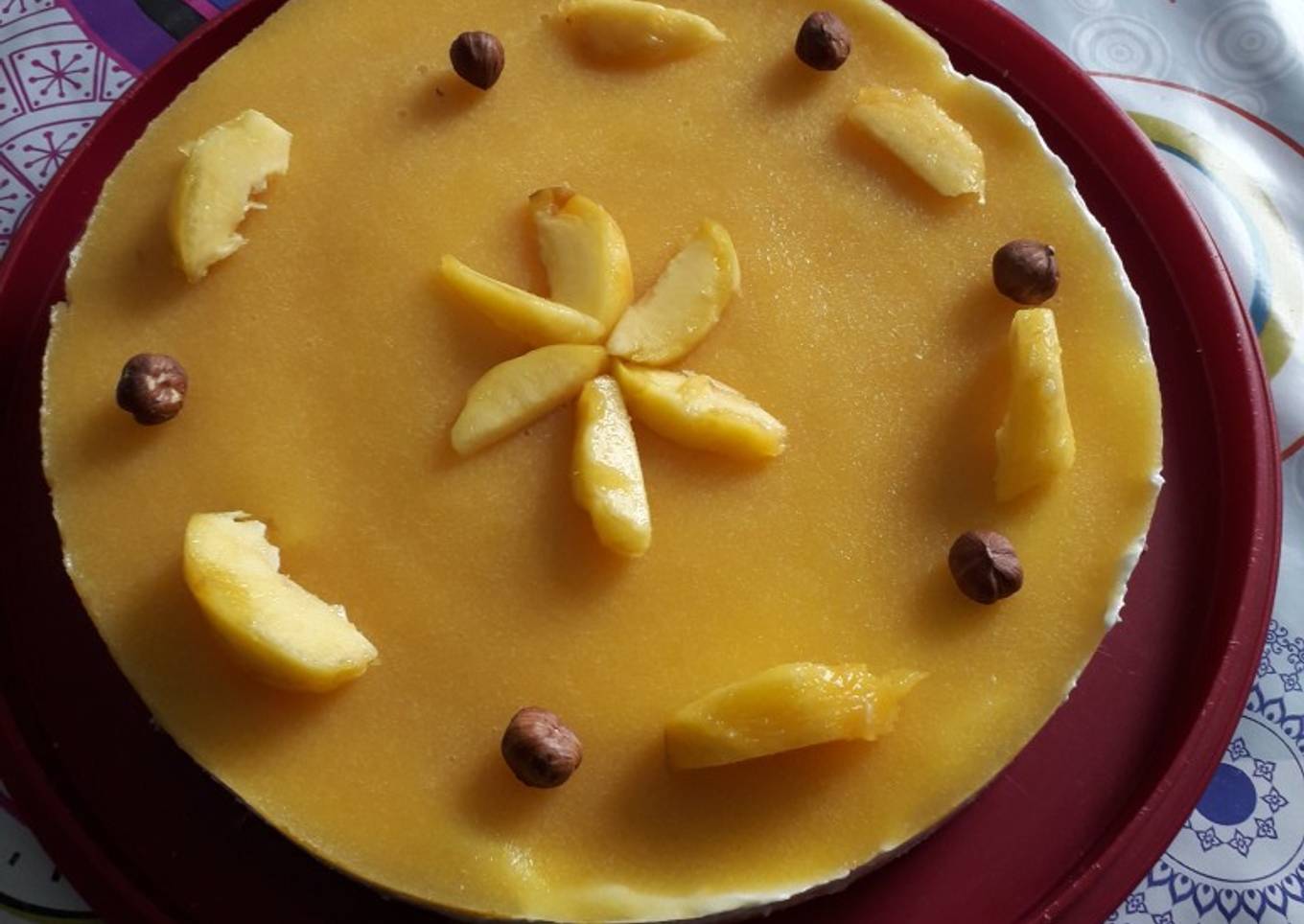 Recette 5 - CHEESECAKE À LA PÊCHE 🍑