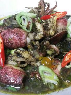 Foto resep Cumi masak tinta hitam