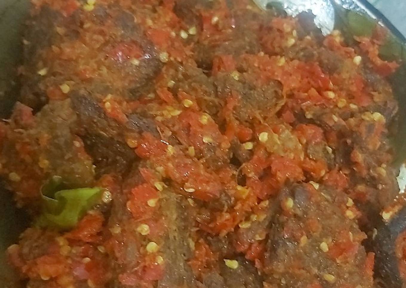 Dendeng Balado Pedas