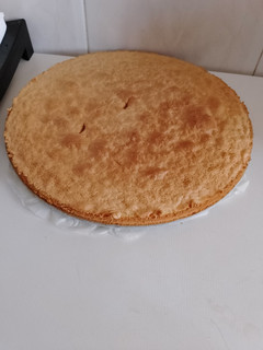 Una foto de Torta plana de Almendra