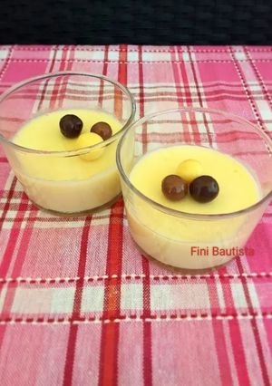Una foto de Cuajada de chocolate blanco