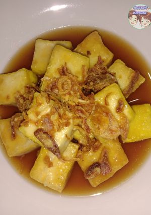 รูปของ เต้าหู้ทอดราดซอสมะขามเปียก (Fried Tofu with Tamarind Sauce)