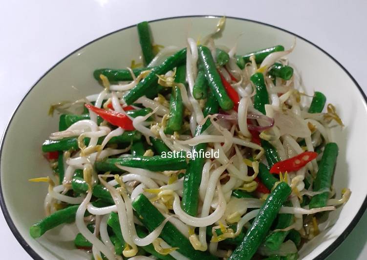 Tumis Toge Kacang Panjang