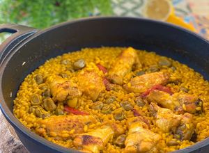 Foto principal de Arroz de alitas de pollo súper fácil y rápido