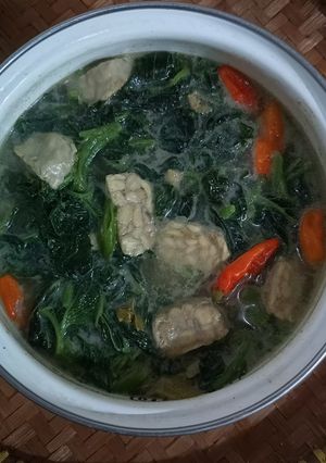 Foto resep Bobor Bayam Tempe Semangit