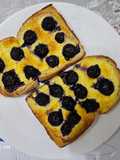 Air fryer Blueberry Custard Toast