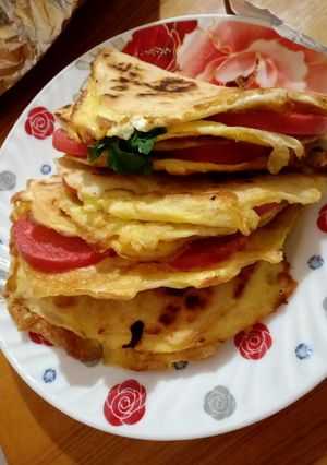 صورة لوصفة فطائر نقرمشو وما محشية 🌮🌮🌮