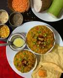 Bottle gourd sambar rice one pot meal