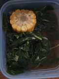 Sayur Bayam Brambang Salam