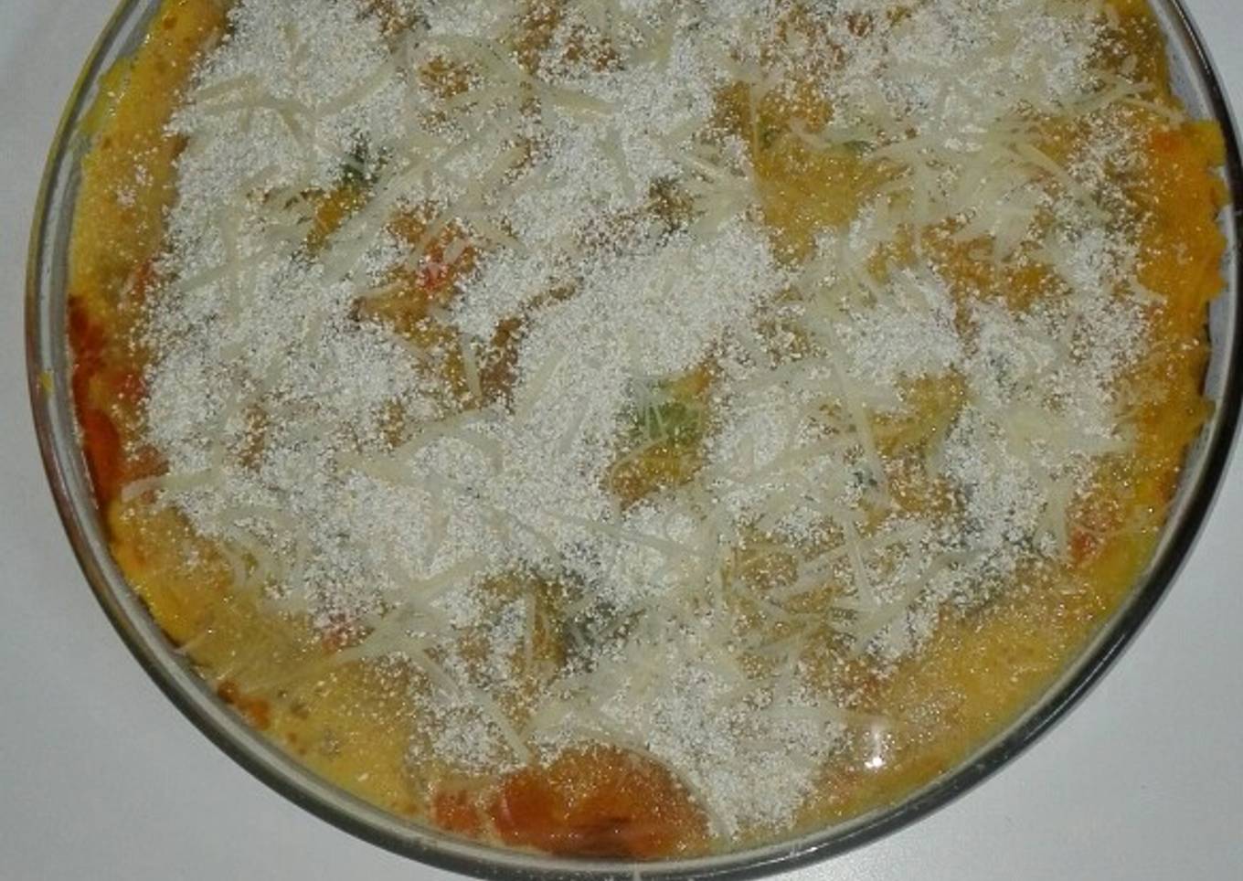 Pastel de verduras y carne