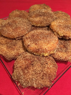 Una foto de Torrijas de galleta con flan
