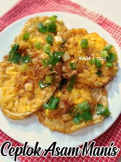 Foto resep Telur Ceplok Asam Manis