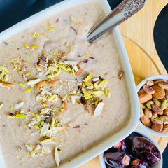 A picture of Talbina(Barley Porridge).