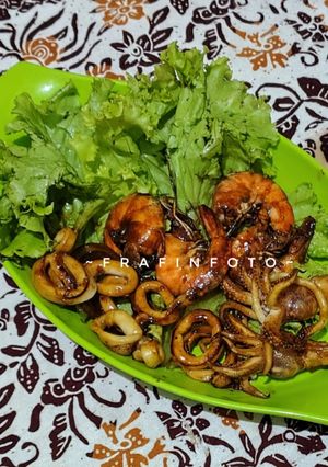 Foto resep Cumi Udang Bakaran