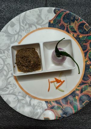 A picture of Sweet bittergourd seeds ki chutney.