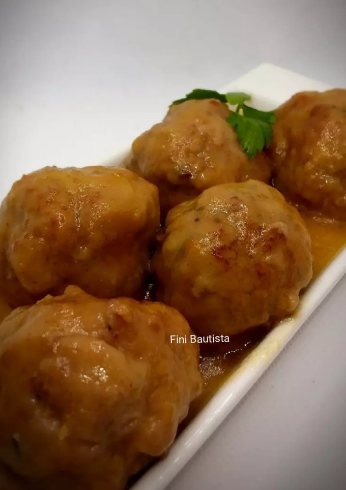 Una foto de Albóndigas con salsa española