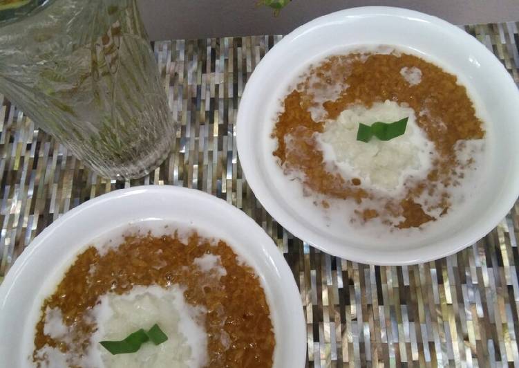 Bubur Ketan Merah Putih (Daur Ulang dari Kue Ketan Wajik)