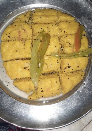 A picture of Instant Dhokla.