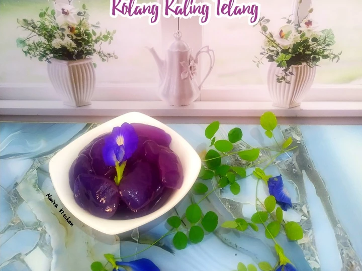 Langkah Mudah untuk Menyiapkan Resep Kolang Kaling Telang👩‍🍳 yang Enak Banget Anti Ribet, Bisa Manjain Lidah