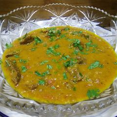 A picture of Daal Gosht.