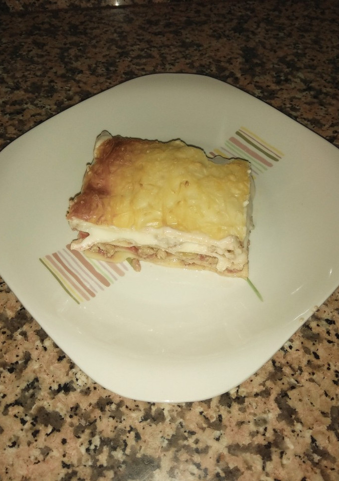 Una foto de Lasaña de carne