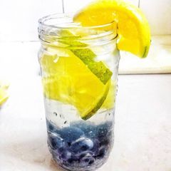 A picture of Blueberry Orange Water.