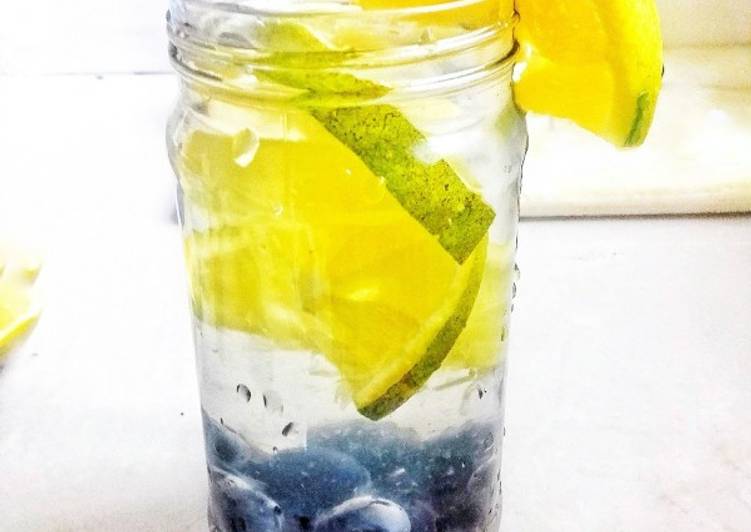 Easiest Way to Make Blueberry Orange Water in 25 Minutes for Mom