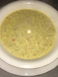 Una foto de Sopa de almendras