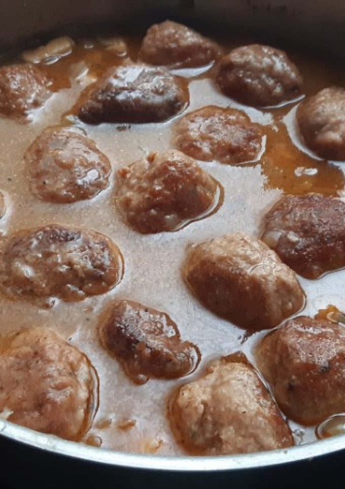 Una foto de Albóndigas con marisco