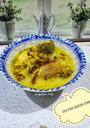 Foto resep Opor Ayam Kampung Bumbu Kuning