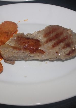 Una foto de Secreto con patatas con mojo picón
