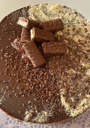 Egyszerű csokoládé mousse torta 🎂 recept fotója