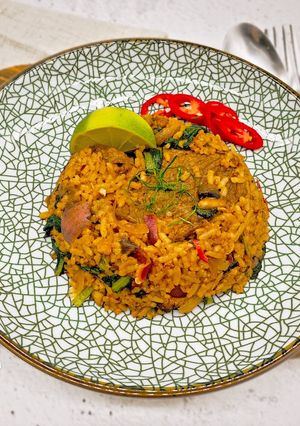 A picture of 🌶️ Teddy's Tom Yum Fried Rice.