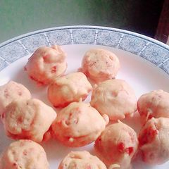 A picture of Onion chicken stuffed pakore.