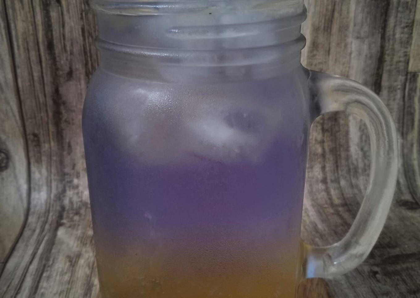 Butterfly Pea Honey Lemon Soda