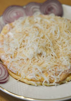 Rántotta lángos recept fotója