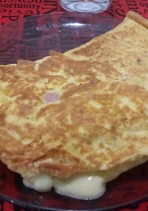 Una foto de Omelette de Jamón y Queso