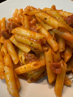 Una foto de Macarrones con chorizo