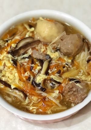 肉羹湯 的食譜成品照片