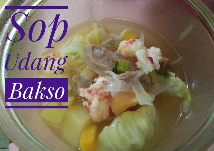 Cara Membuat Sop Udang Bakso (Mpasi 13M) yang Gurih