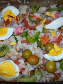 Una foto de Ensalada de arroz