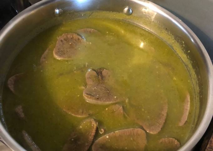 Lengua En Salsa Verde Receta De Adriana R.- Cookpad